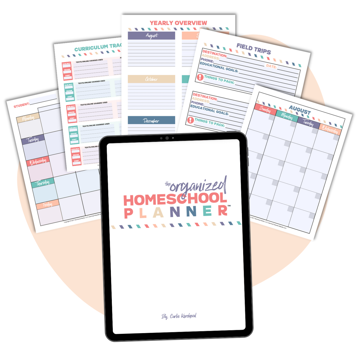 The Organized Homeschool Planner (Printable PDF)